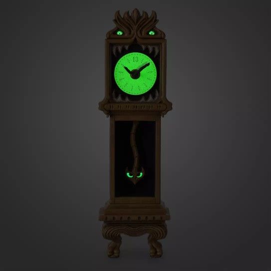 Disneyland Haunted Mansion Clock Glows In Dark New In Box
