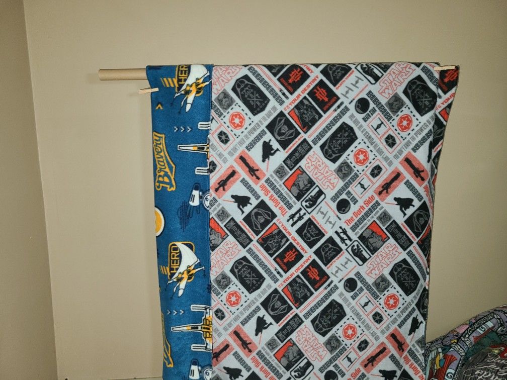 Hand made luxe and character fleece throw blankets