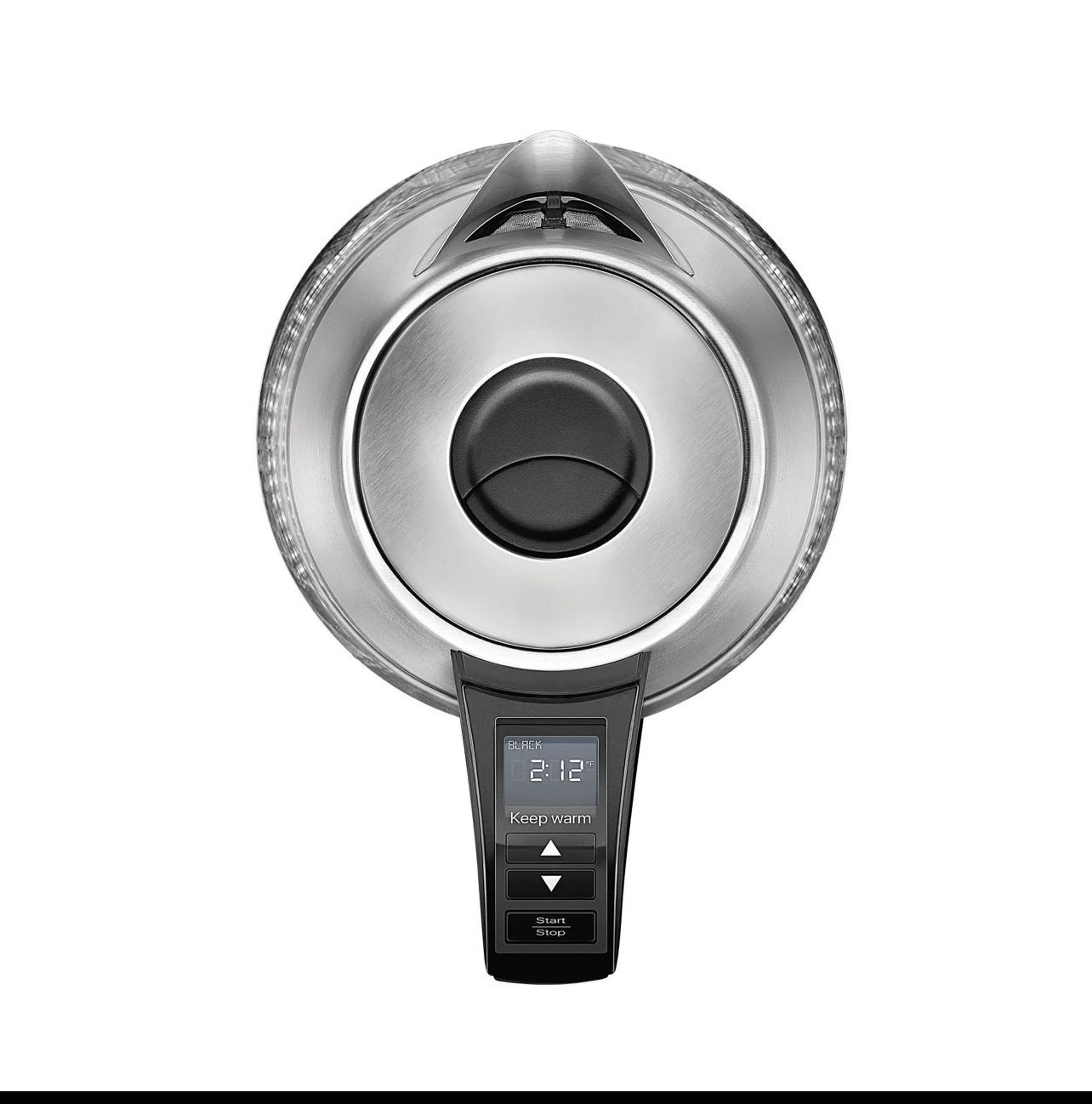 Chefman 1.8L Digital Electric Glass Kettle+ w/ Rapid-Boiling & 7 Presets for Precise Temperature, Stainless Steel Tea Infuser Included, Advanced Digit