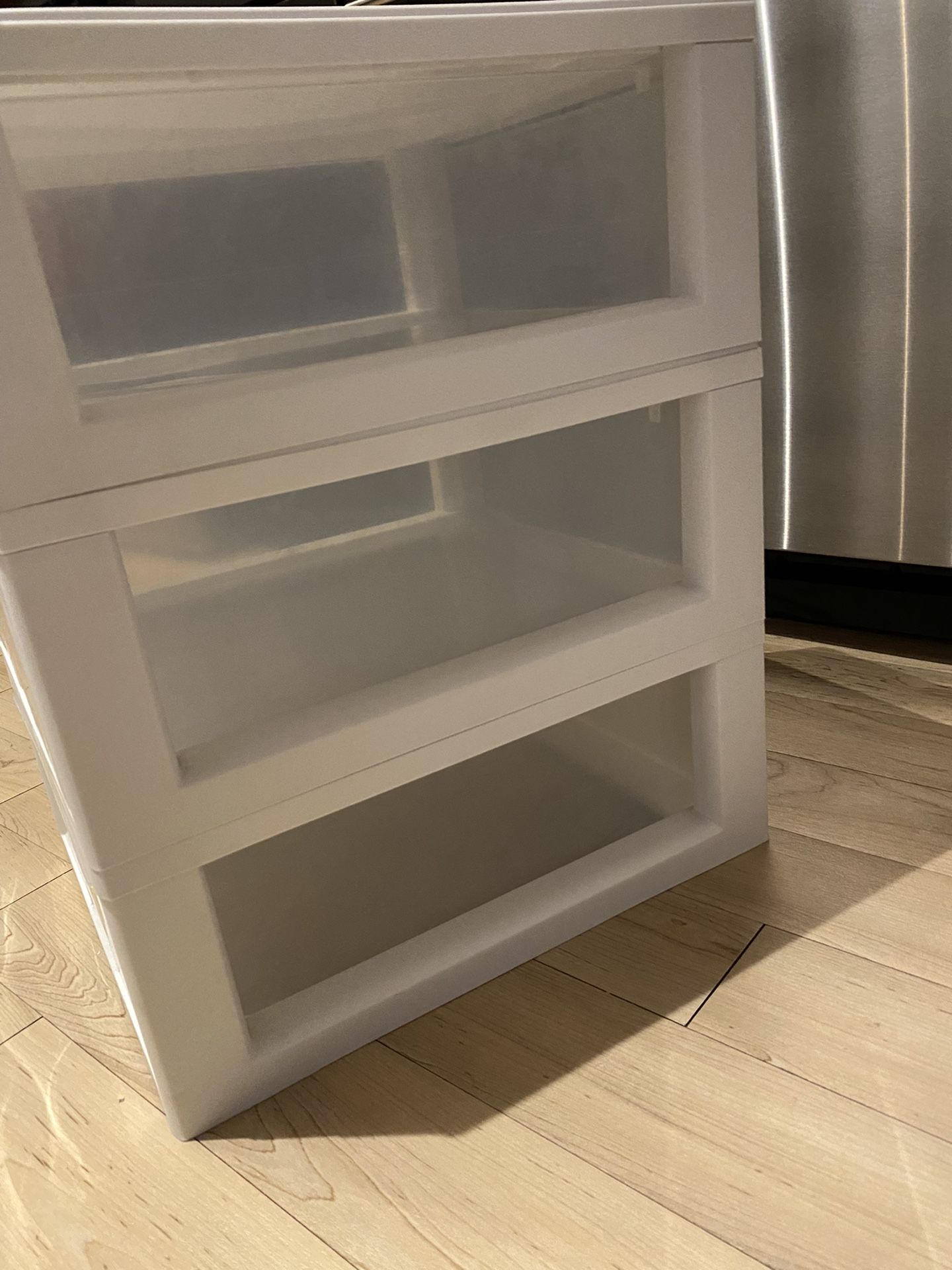 Stackable Storage Drawers (set of 3; they do come apart)