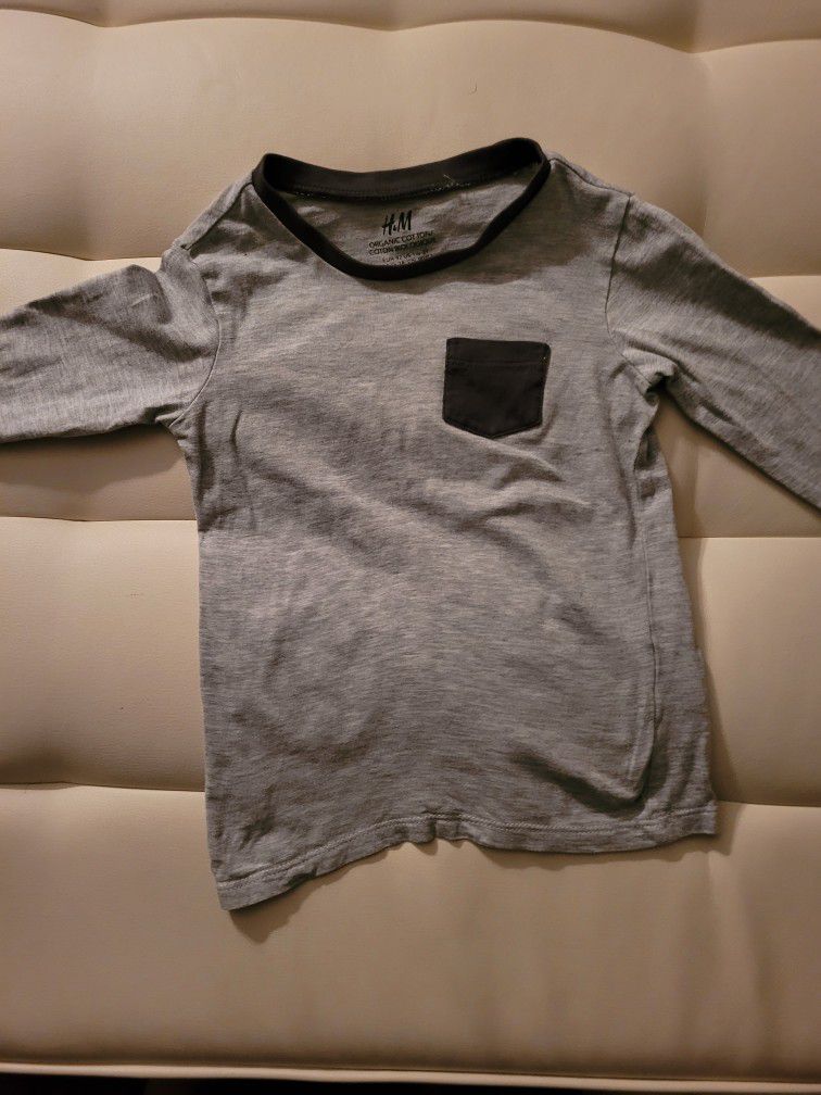 Lot OF 6 Long Sleeve 1 1/2 And 2T Boys H&M And EGG SUSAN LAZARO  Tshirts