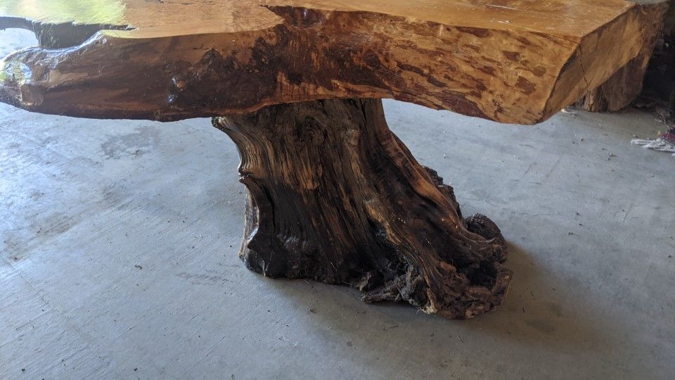 Wood End Table