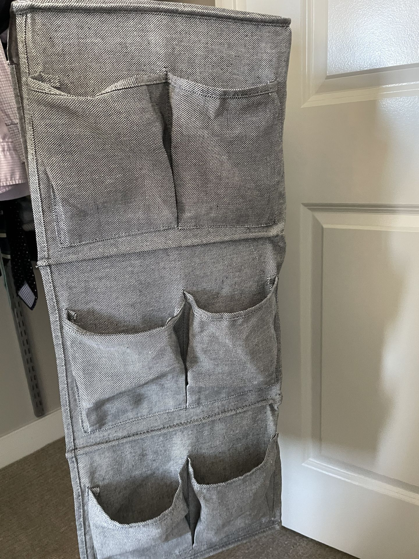 Soft Closet Storage - Hanging Closet Organizer & Shoe Pockets
