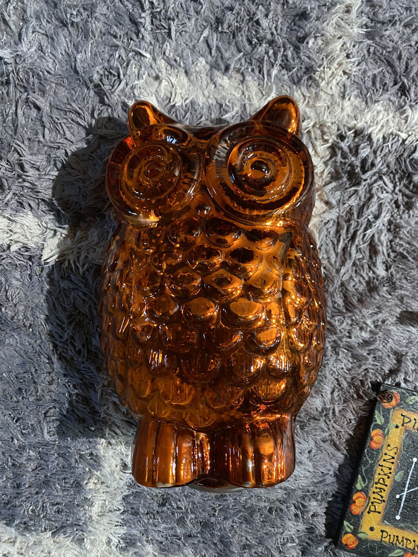 Fall owl decor
