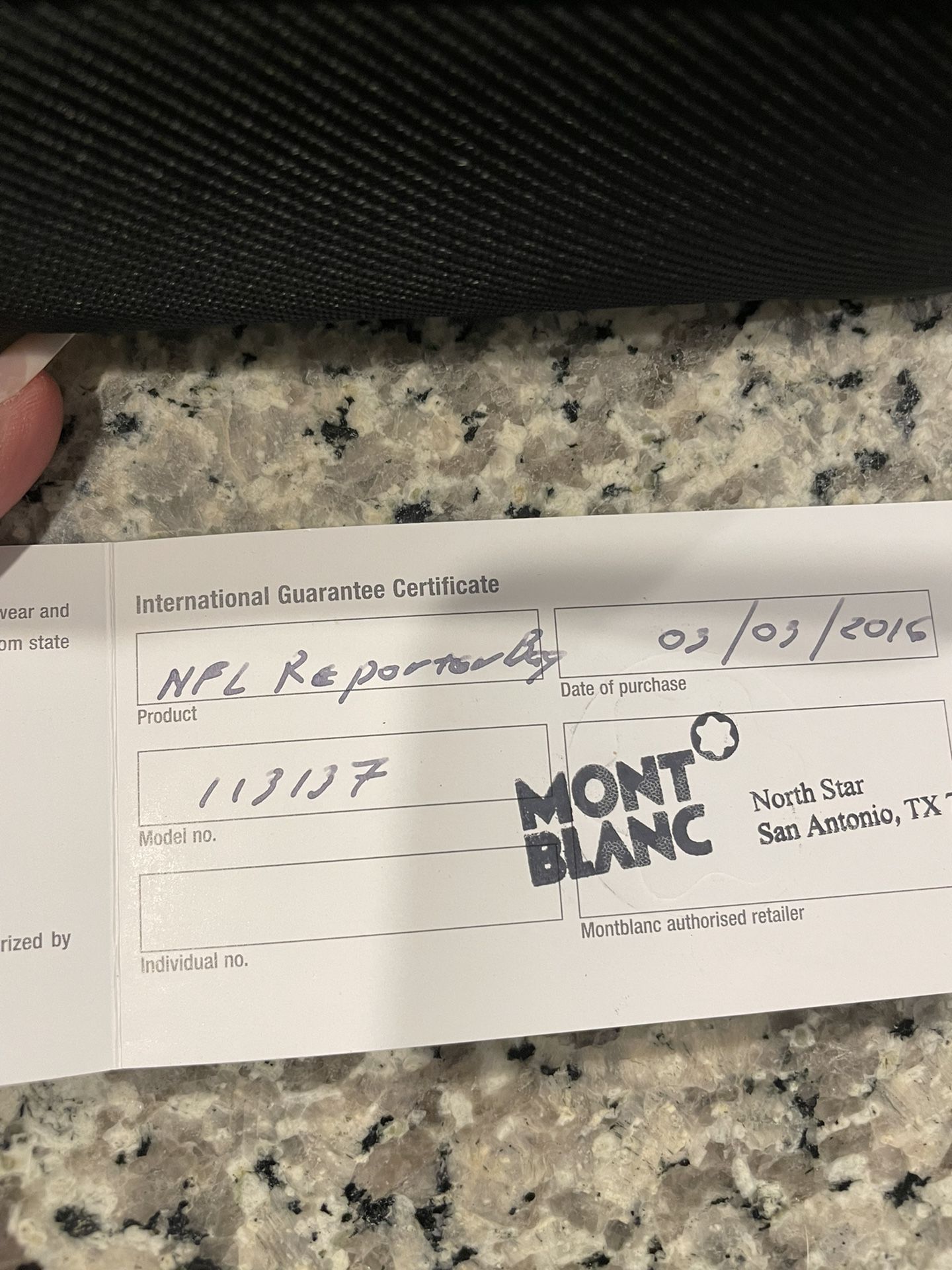 Montblanc messenger bag