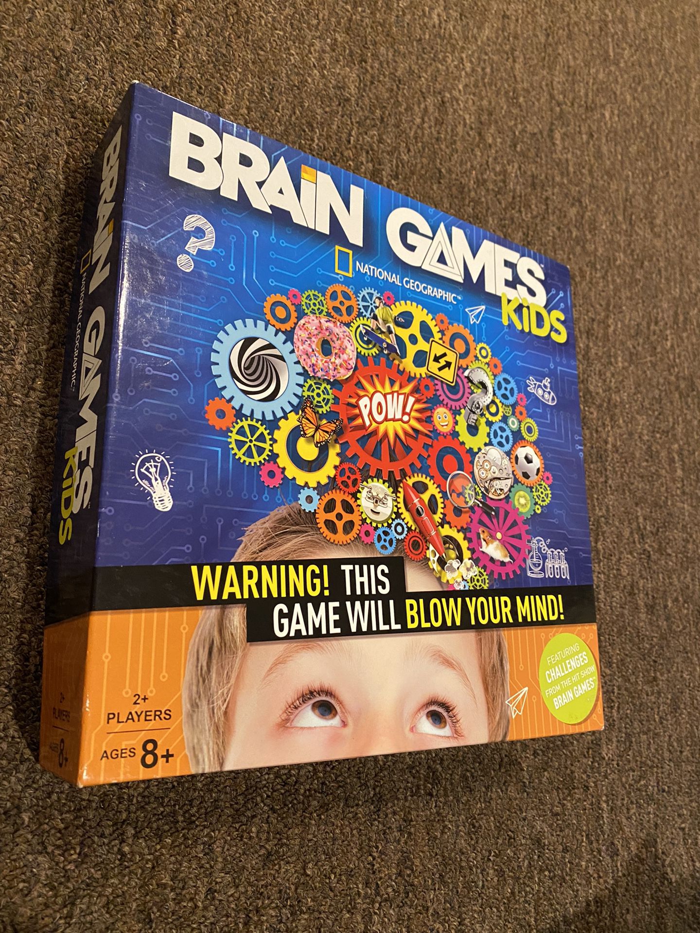 Brain Games Kids National Geographic Board Game Brand New For Ages 8+