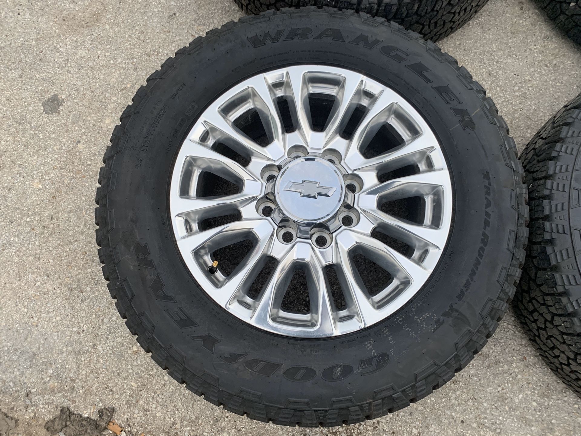 New 20” Chevy High Country Rims And Goodyear All Terrain Tires 8 Lug Wheels Chevrolet Silverado 7148