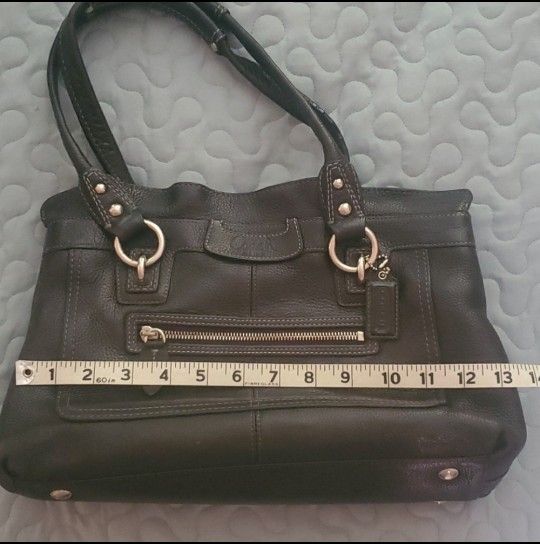 Coach Black Double Handled Satchel
