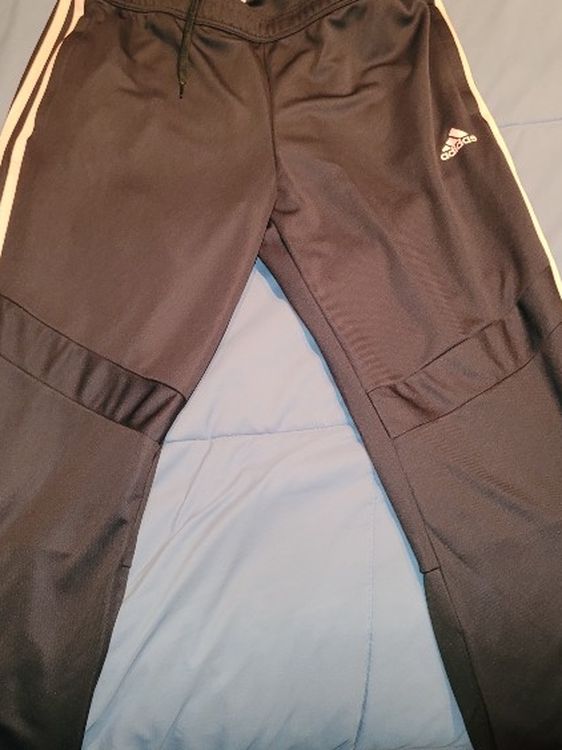 Woman's Adidas Pink Striped Pants