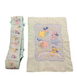 Dundee Mills Disney Twinkle Quilt Comforter Blanket and Bumper ONLY (READ!)  Thumbnail