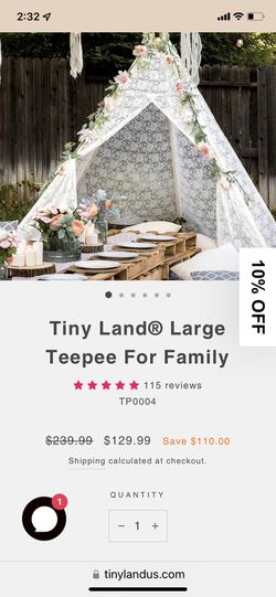 Teepee HUD From Tiny Land.  Used One Time Thumbnail