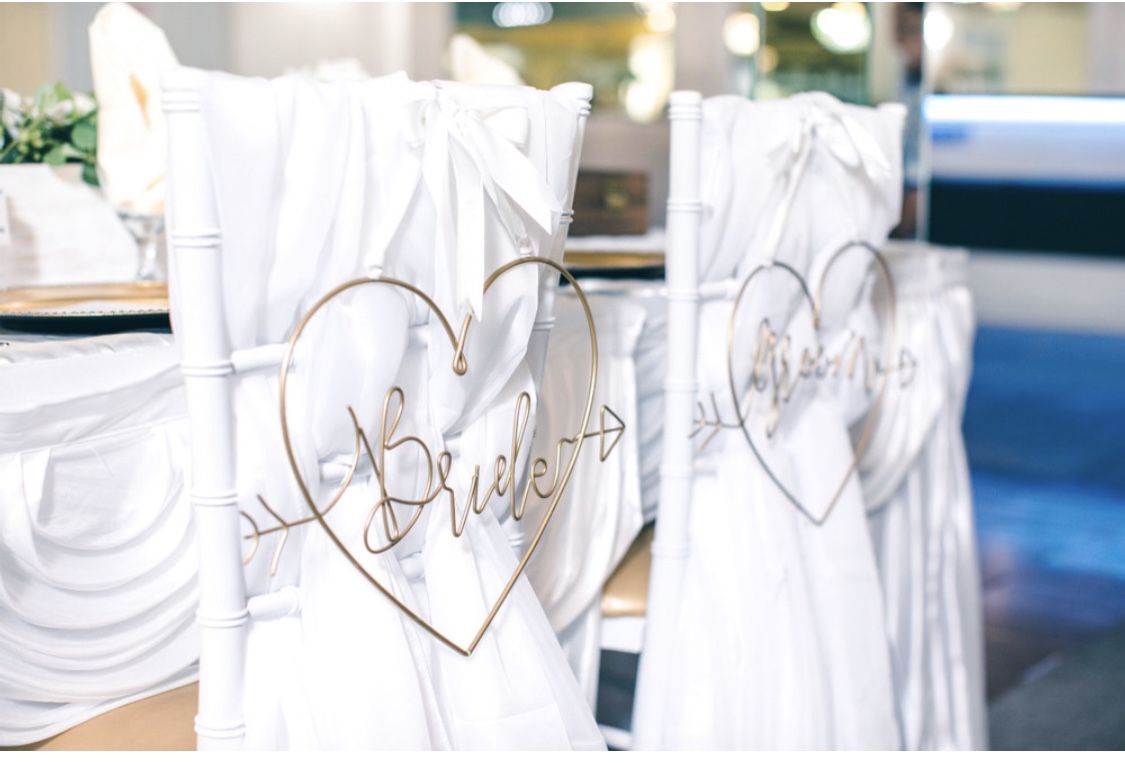Wedding Chair Sash/lace Table Runner
