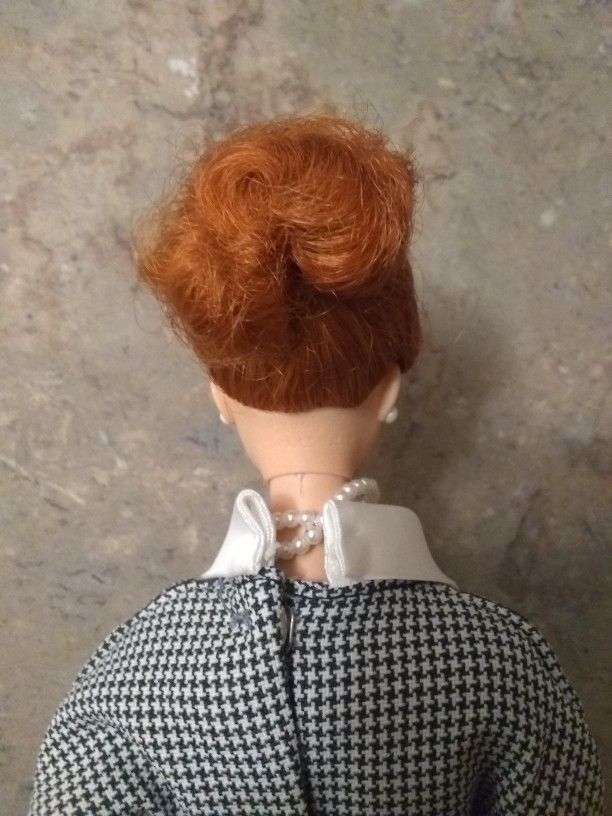 1996 I Love Lucy Doll Red Hair Blue Eyes, Real Eyelashes