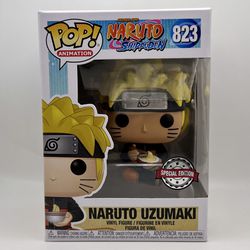 Naruto Shippuden Funko Pop Naruto Uzumaki Special Edition 823 NEW Eating Noodles 