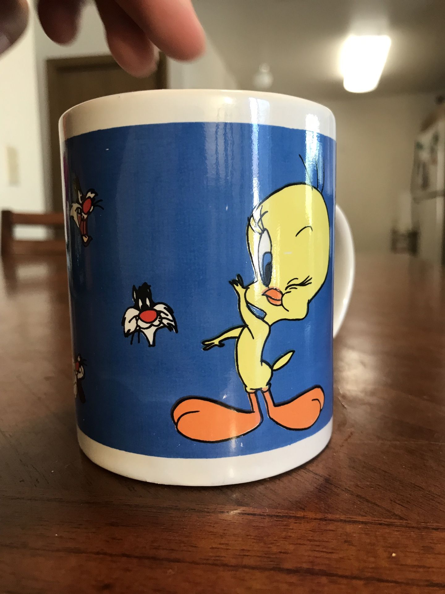 1999 Warner Bros."Tweety Bird/Sylvester" Collector Mug - Looney Tunes by Gibson