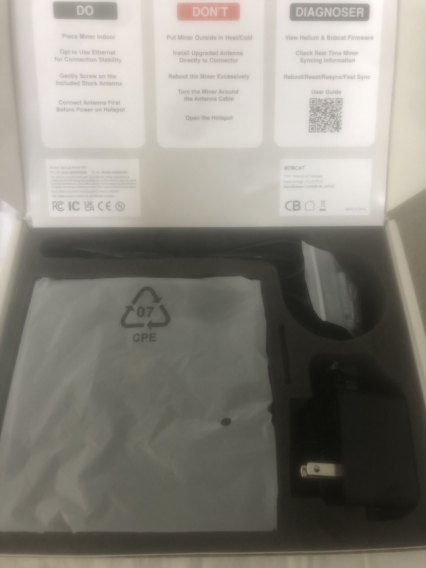 Bobcat 300 HNT Miner US915 BNIB In Hand