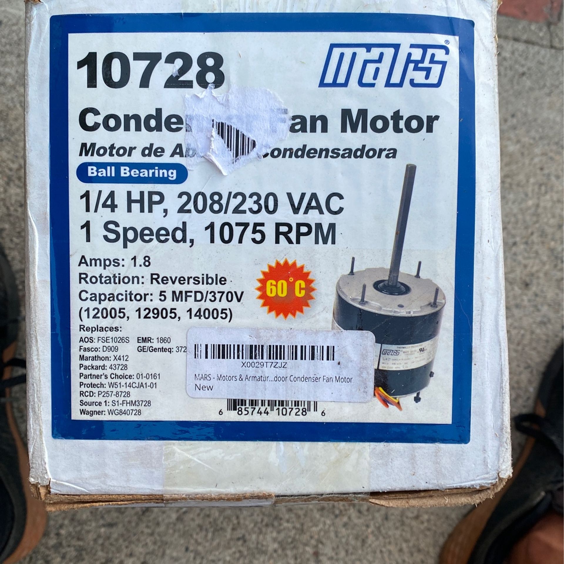 Mars AC Fan Motor