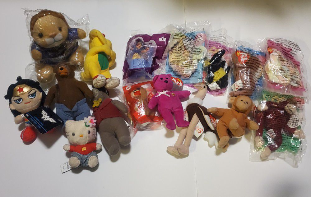 Random lot Of Animal Plush Toys 