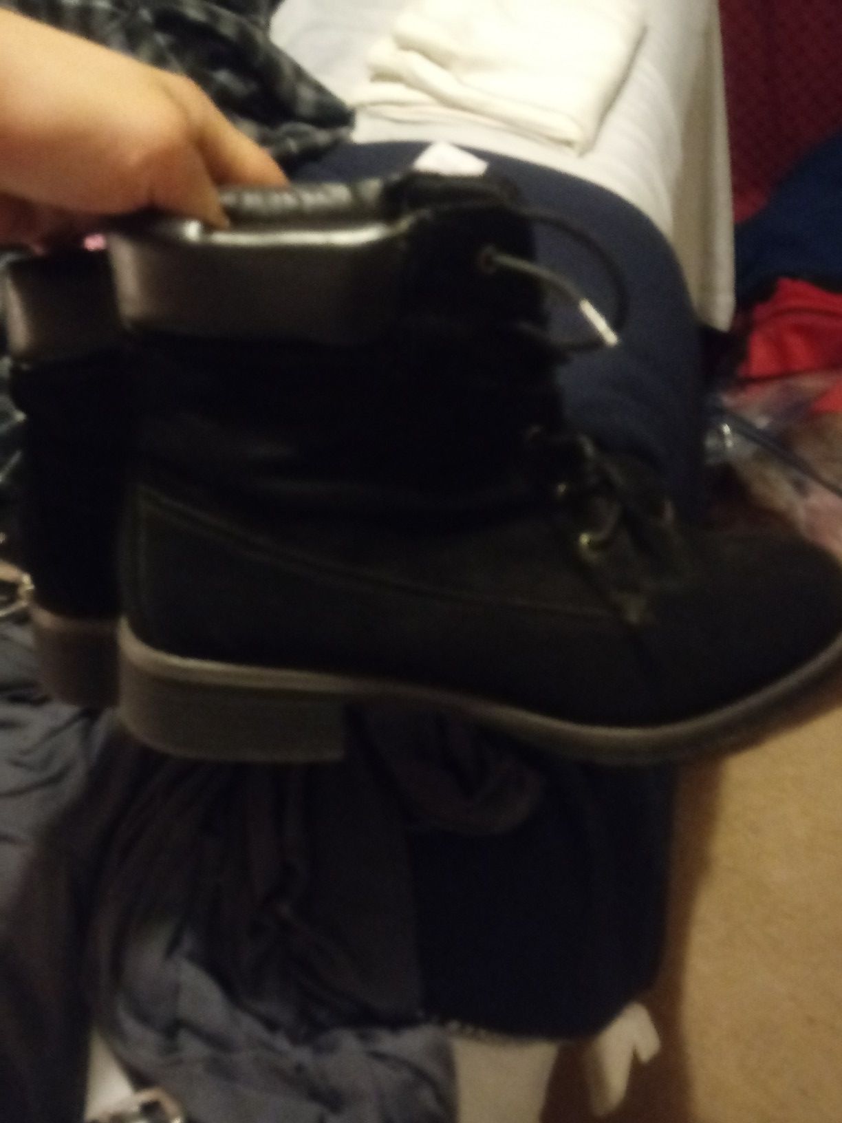Boots for sale...BLACK