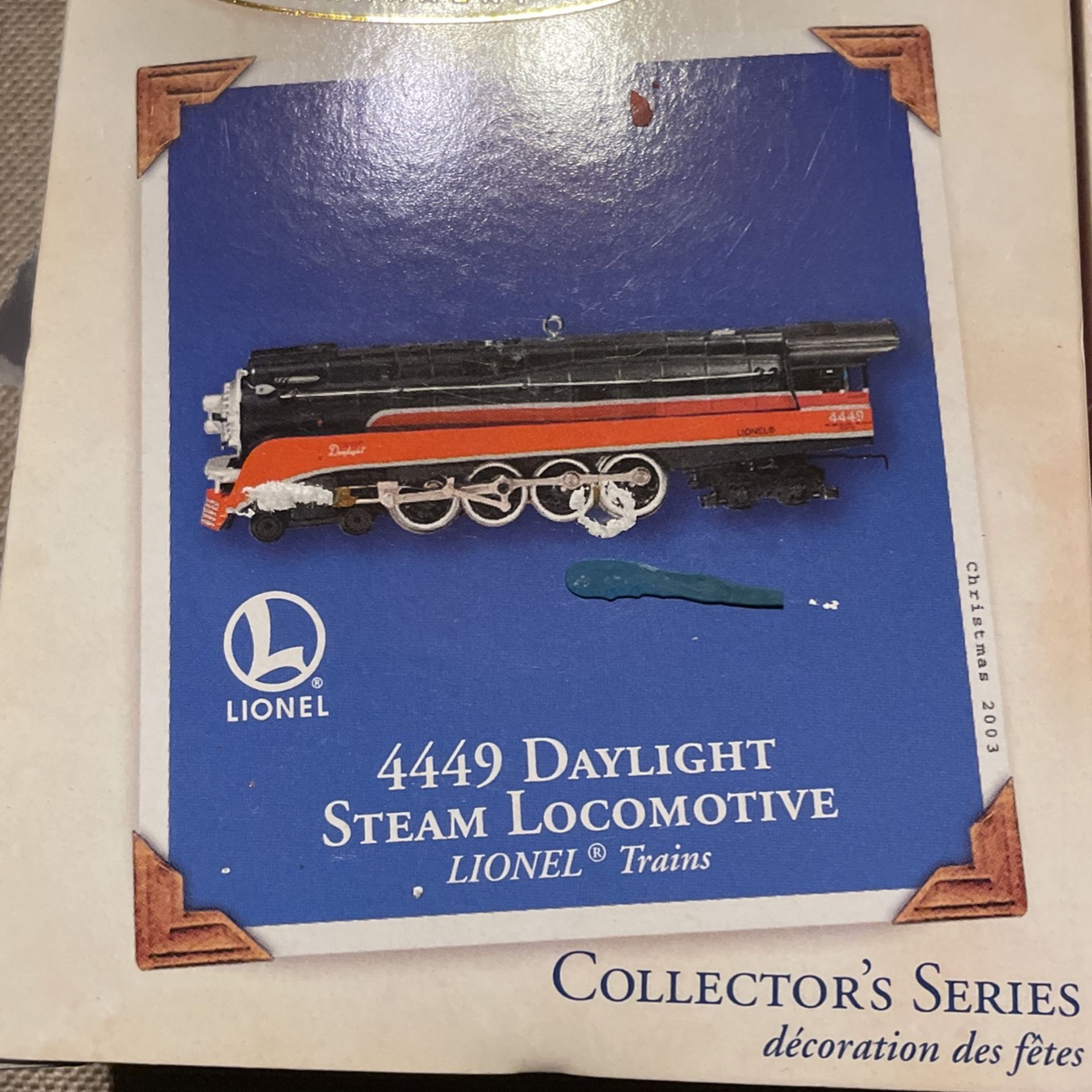 Lionel 4449 Daylight Ornament Set