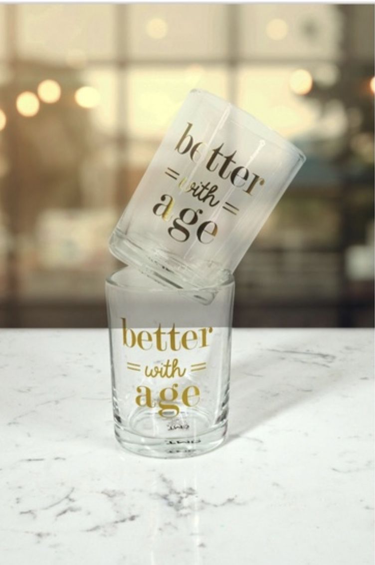 Better With Age Glass Set