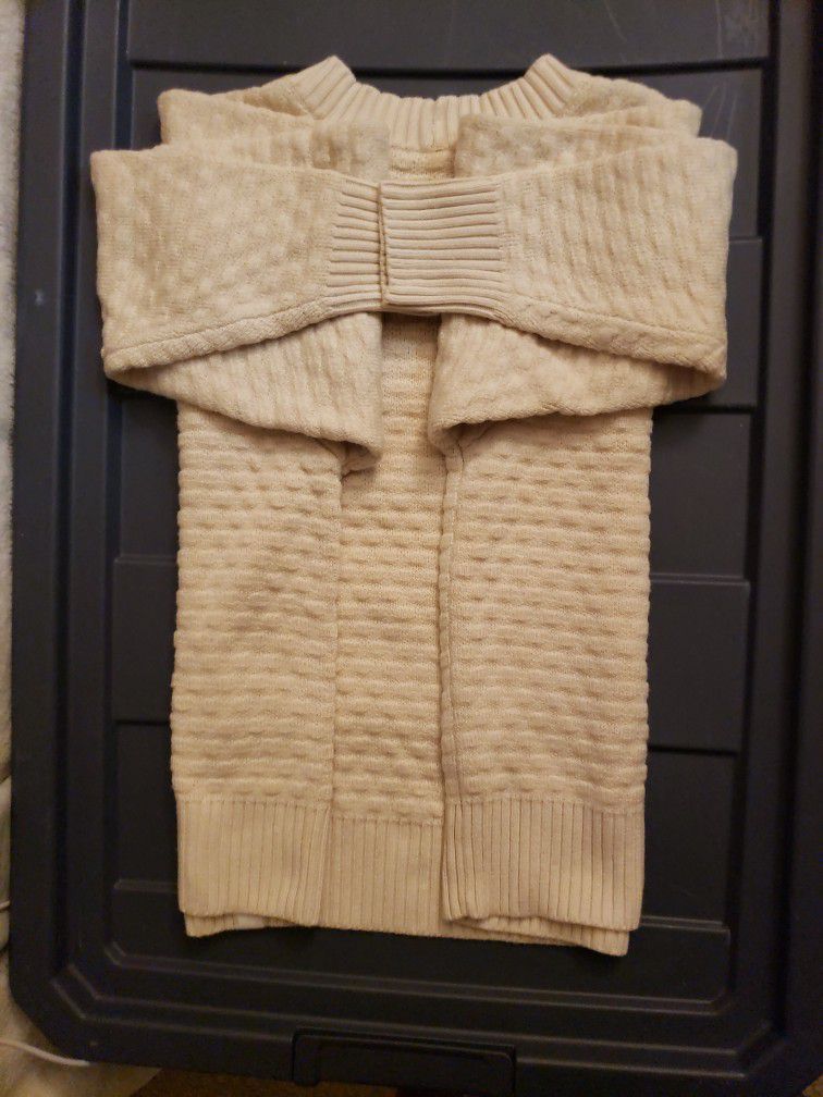 Medium/Large Textures Cashmere and Cotton (Cashlu) Pullover 