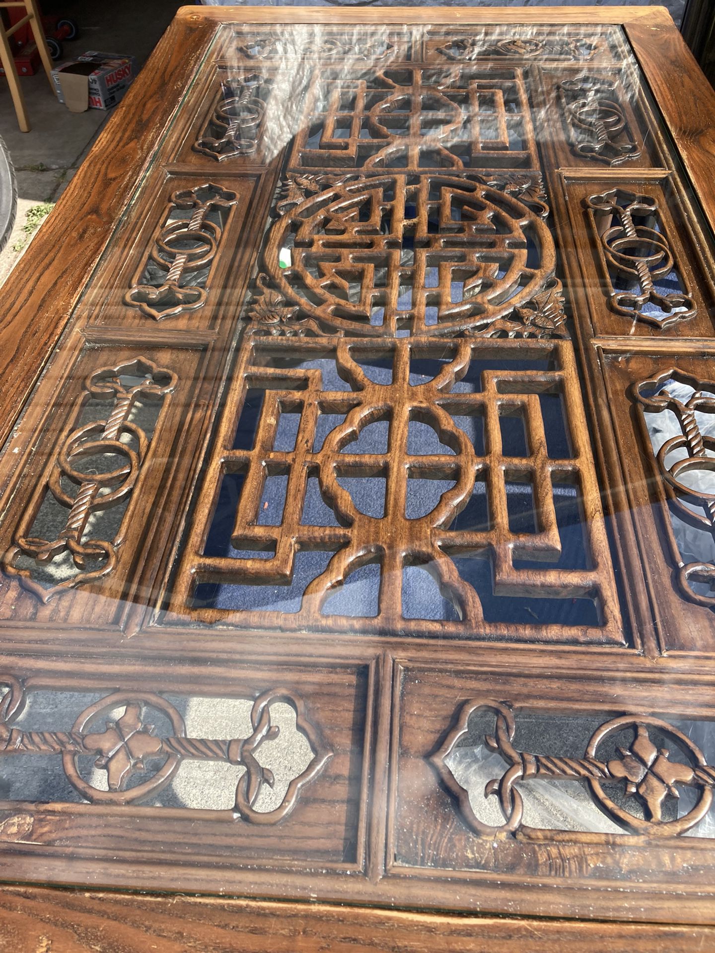 Oriental Hand Carved Table Ming Dynasty Era
