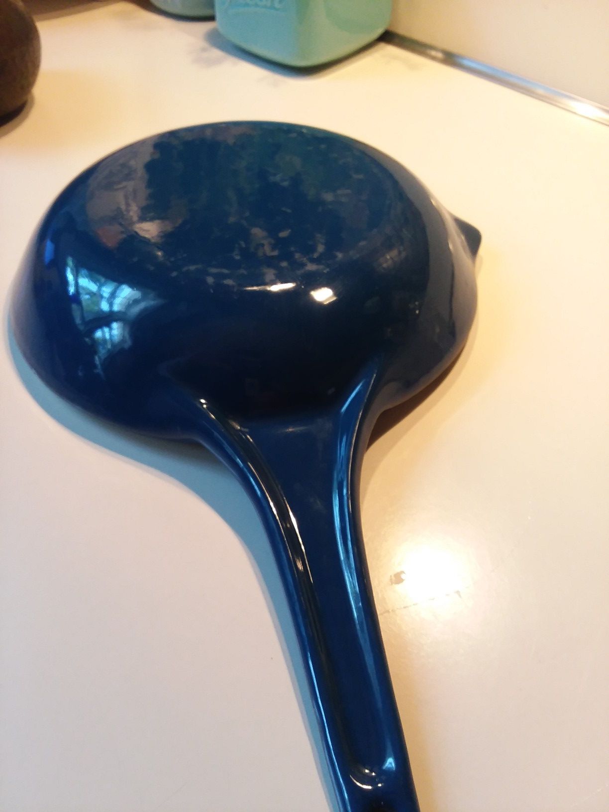 Enamel Coated Cast Iron Skillet