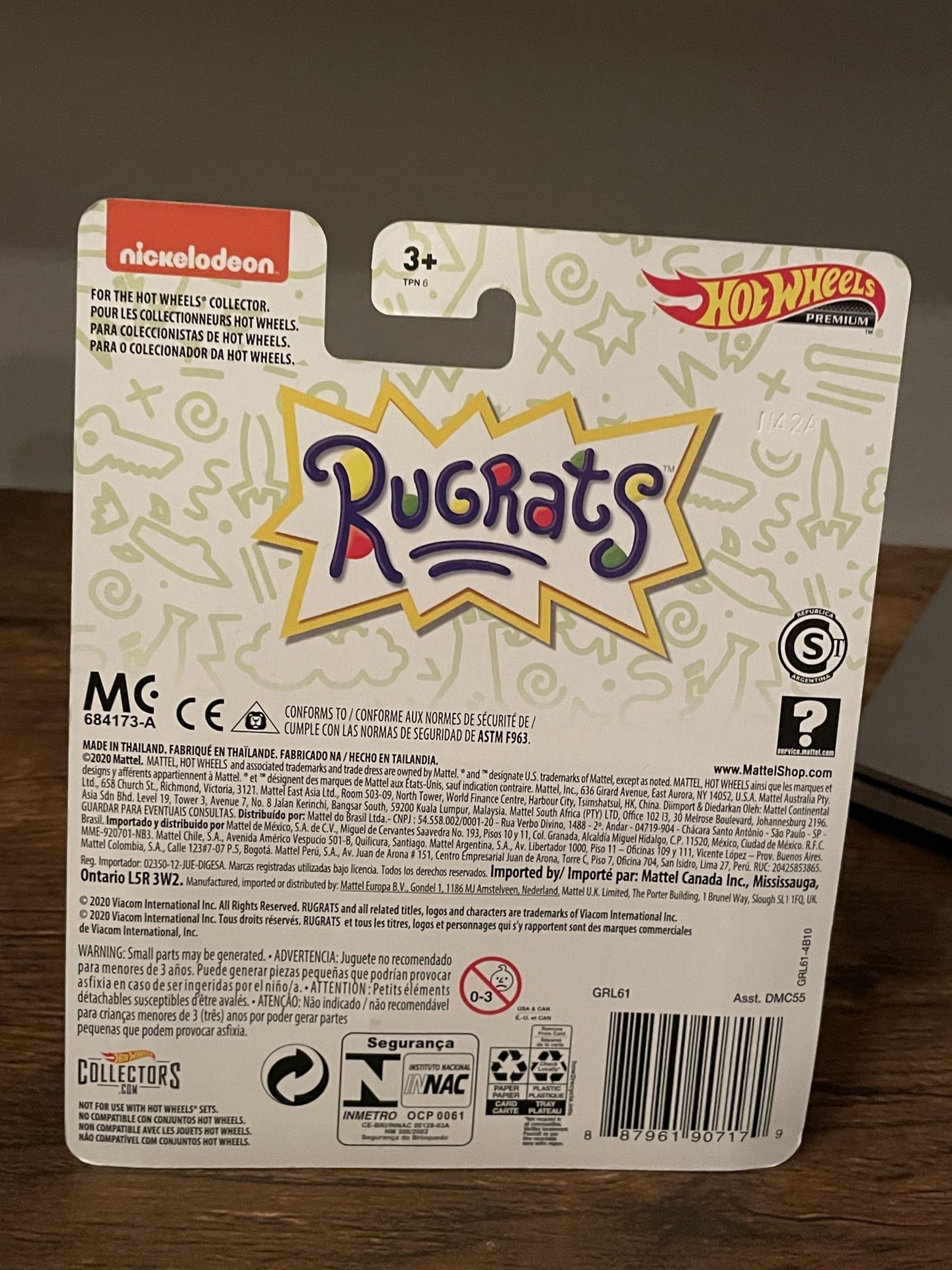 Hot Wheels Rugrats Reptar Car
