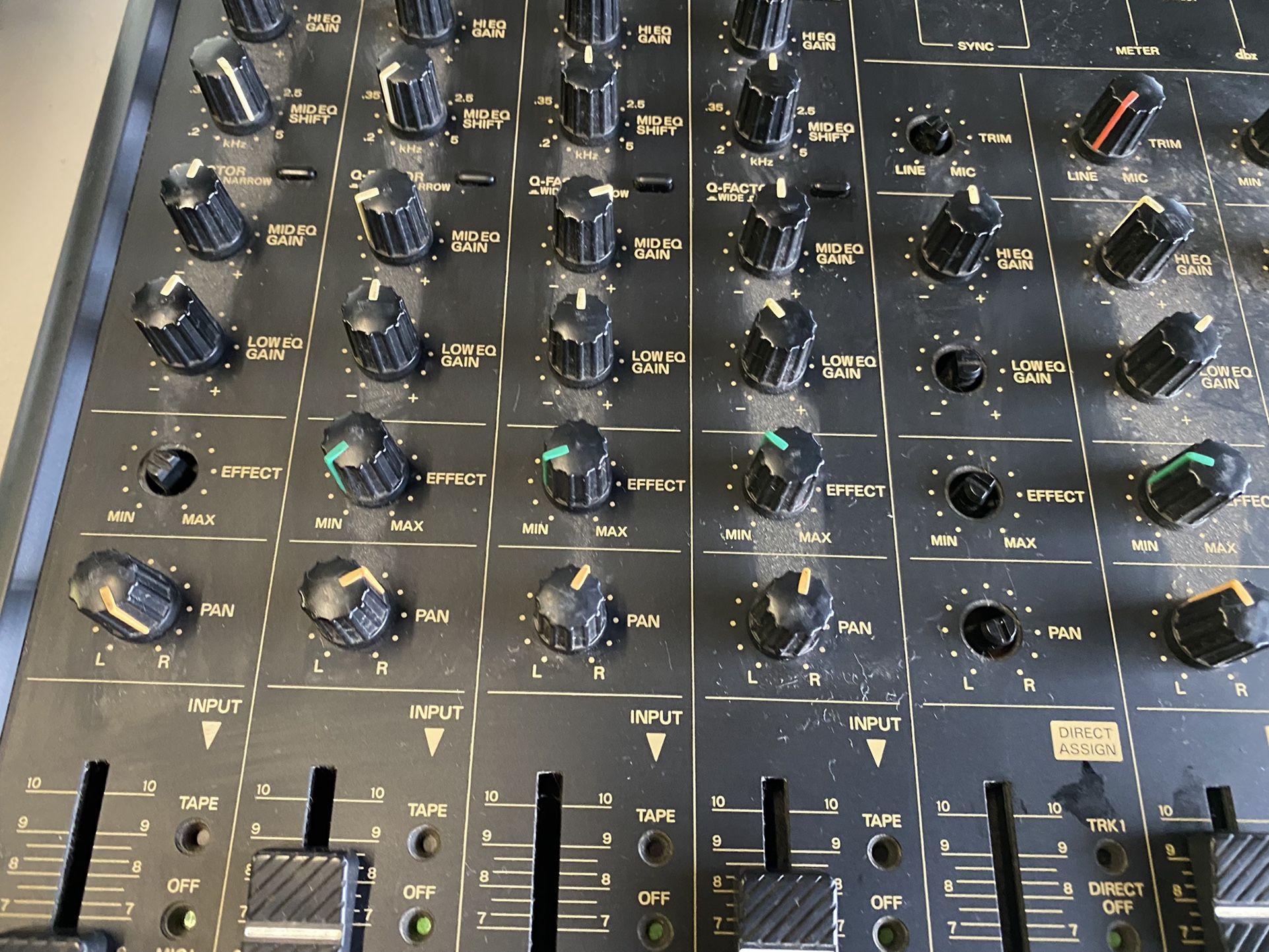 USED MARANTZ PROFESSIONAL 6 CHANNEL MIXER/4TRCK RECORDER PMD 740