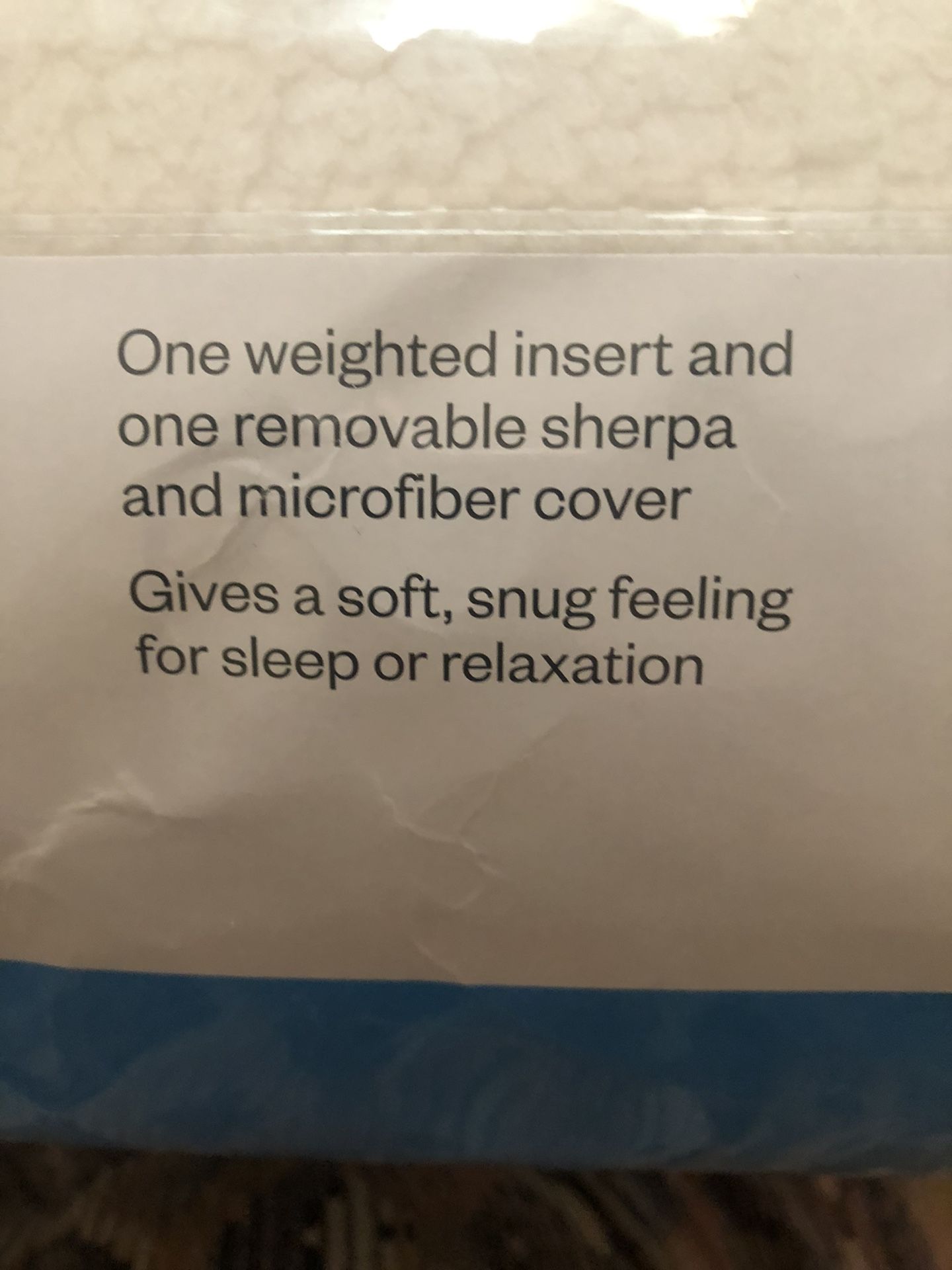 Weighted Blanket /12lb/Sherpa