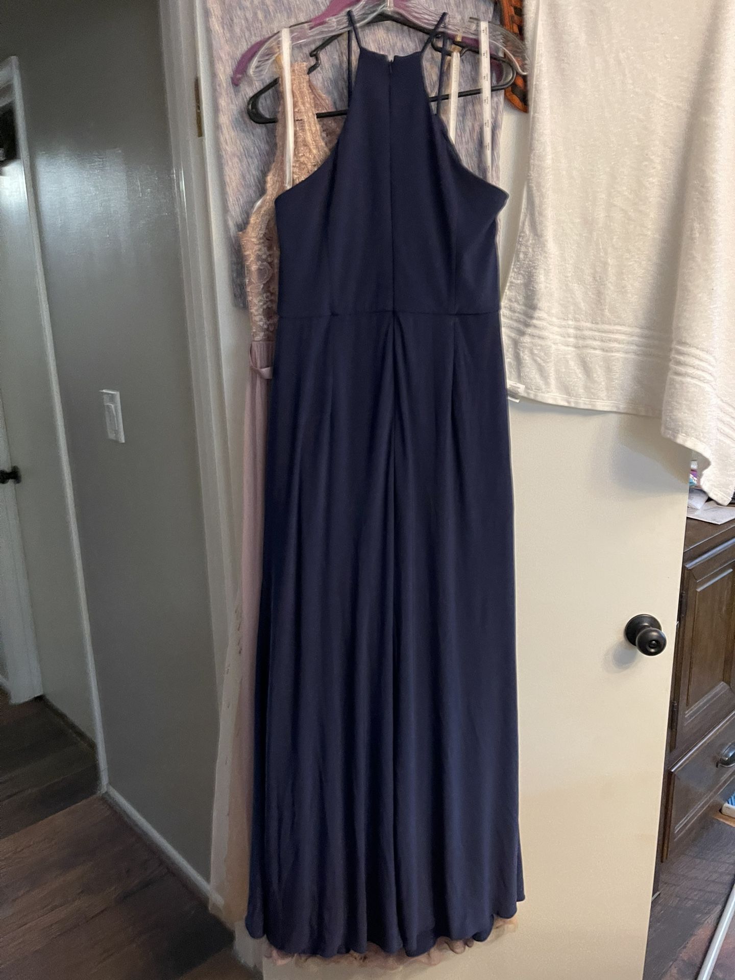 Navy Blue Bridesmaid Dress/formal Dress