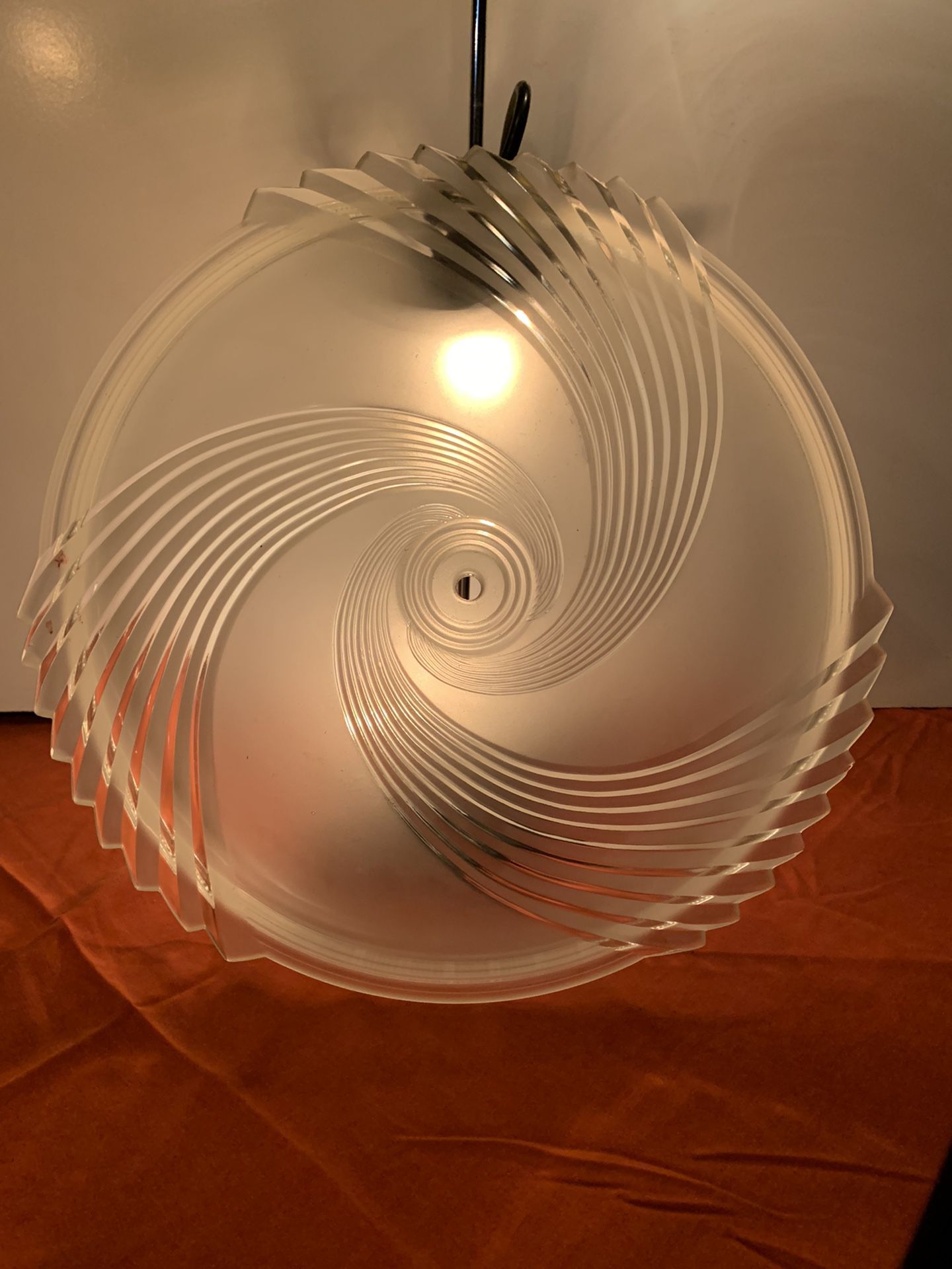 17 inch art deco glass chandelier