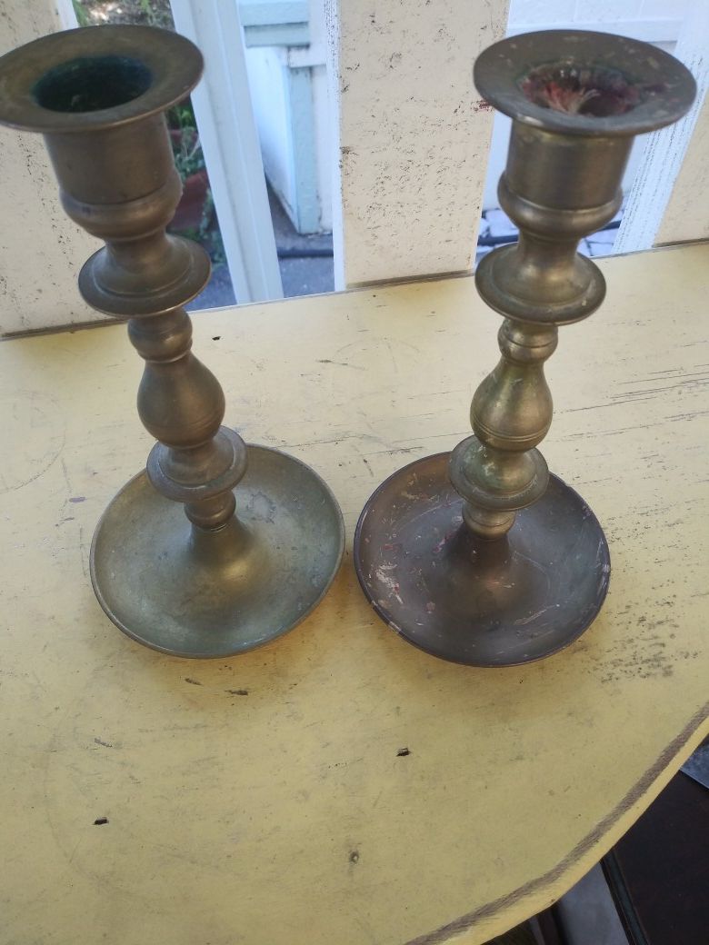 Brass Candle Holders