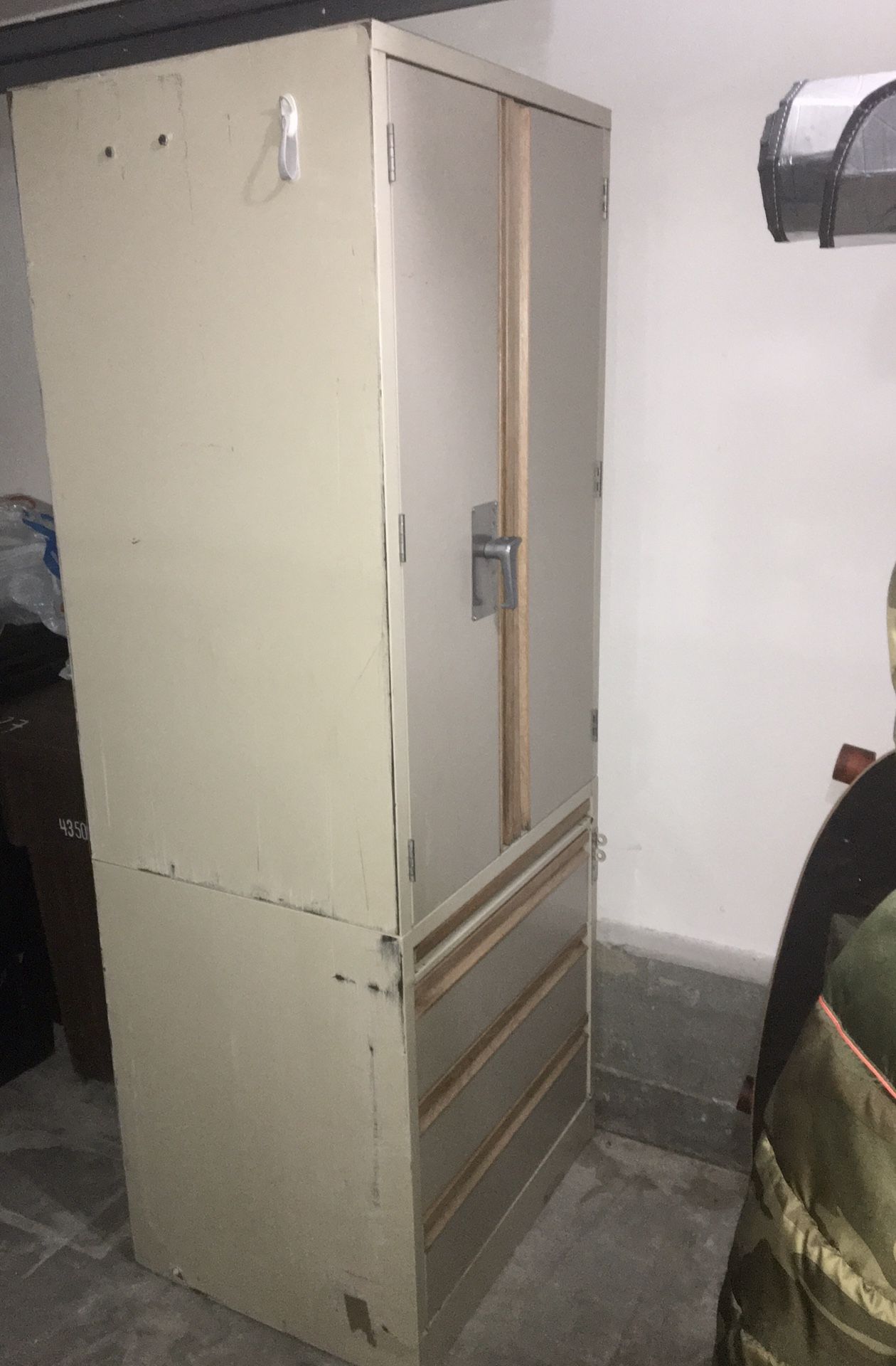 $100 OBO, Wall locker/Storage Cabinet/Military Furniture