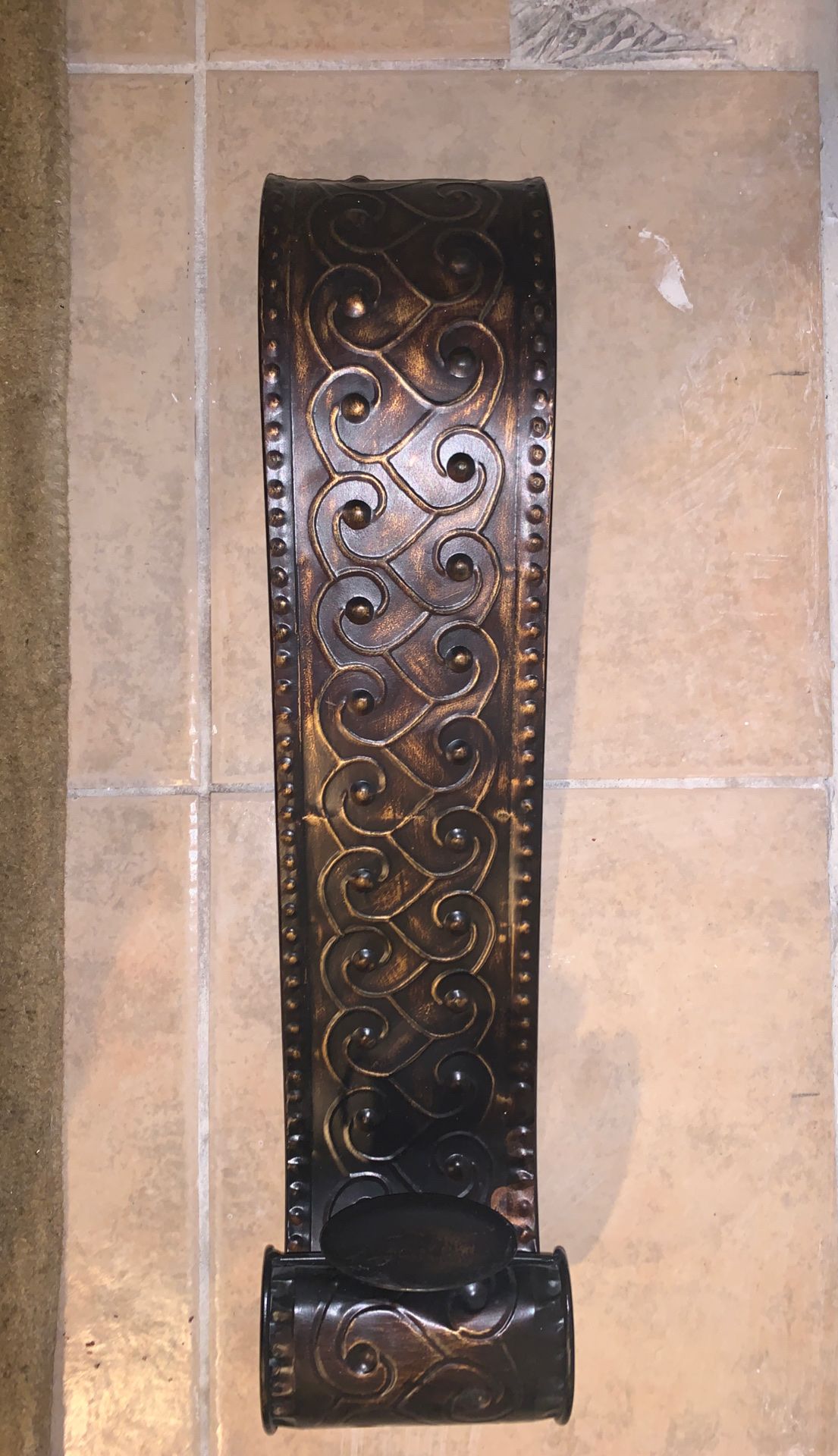 Wall mounted candle holders