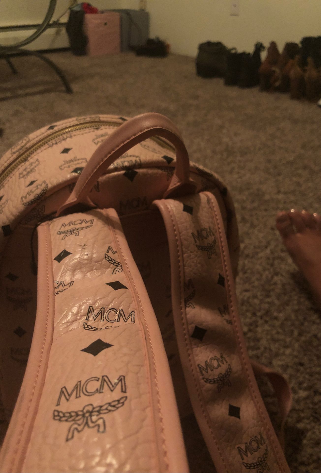 MCM Backpack (PINK)