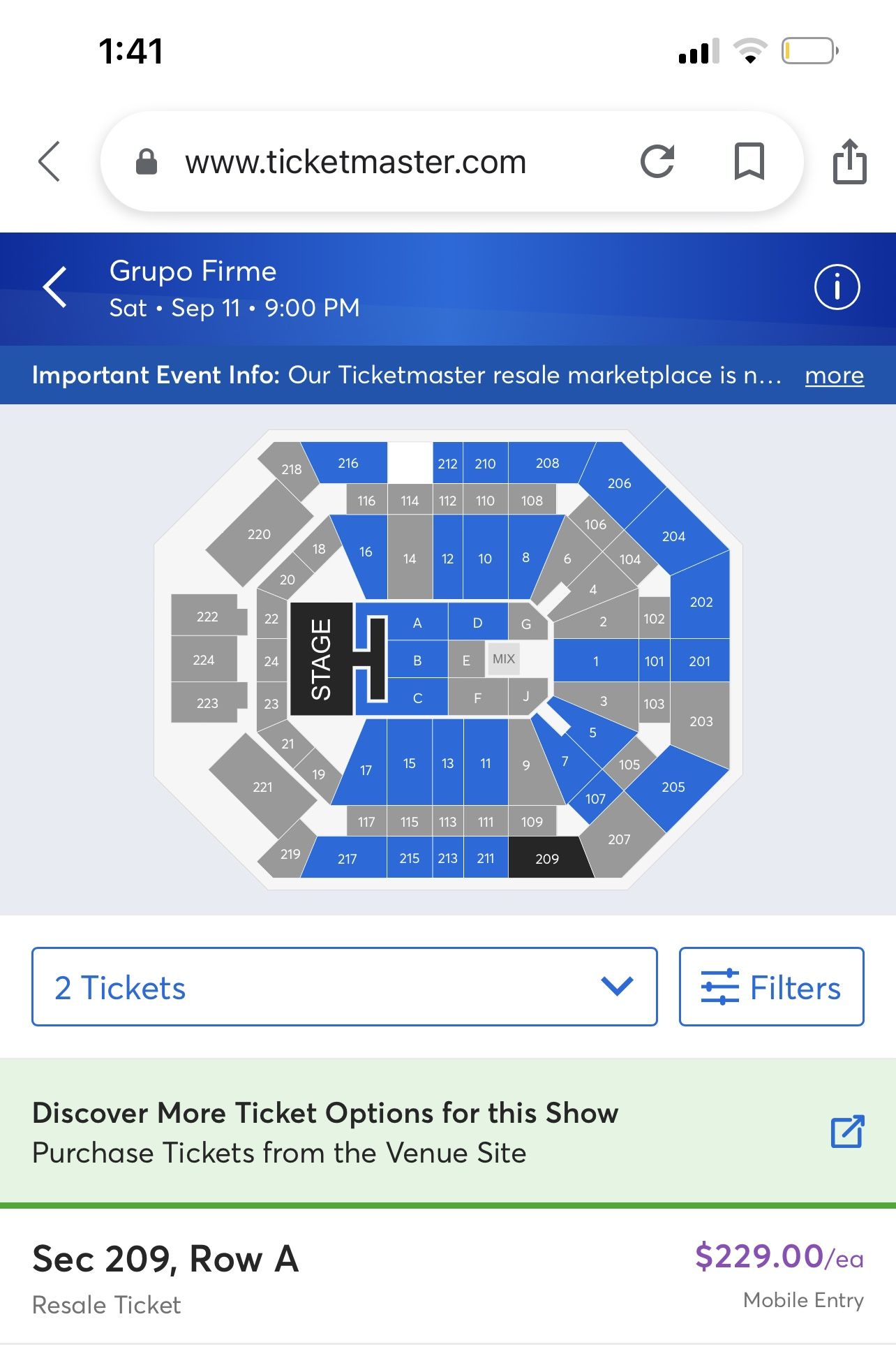 Grupo Firme Tickets