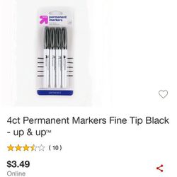 3 Packs Of Permanent Markers New Thumbnail