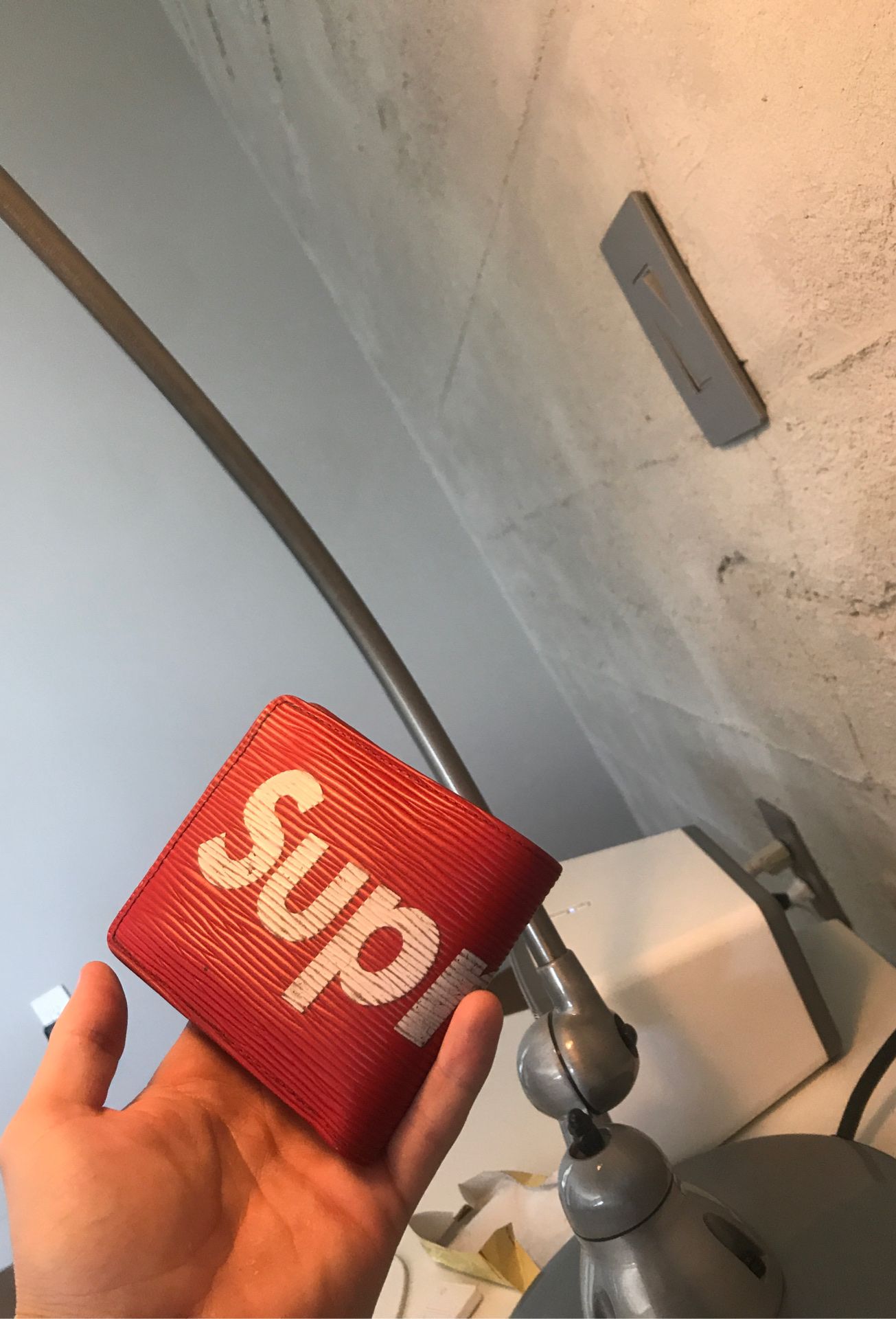 Supreme x LV Wallet