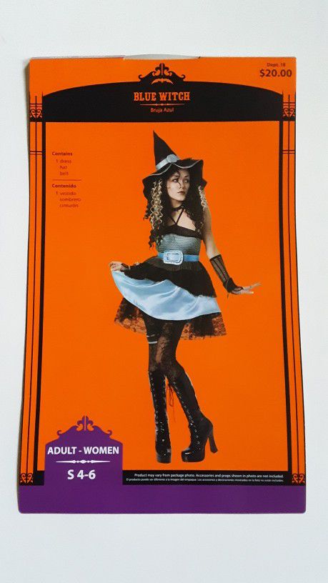 Halloween Witch Costume (Womens Small)