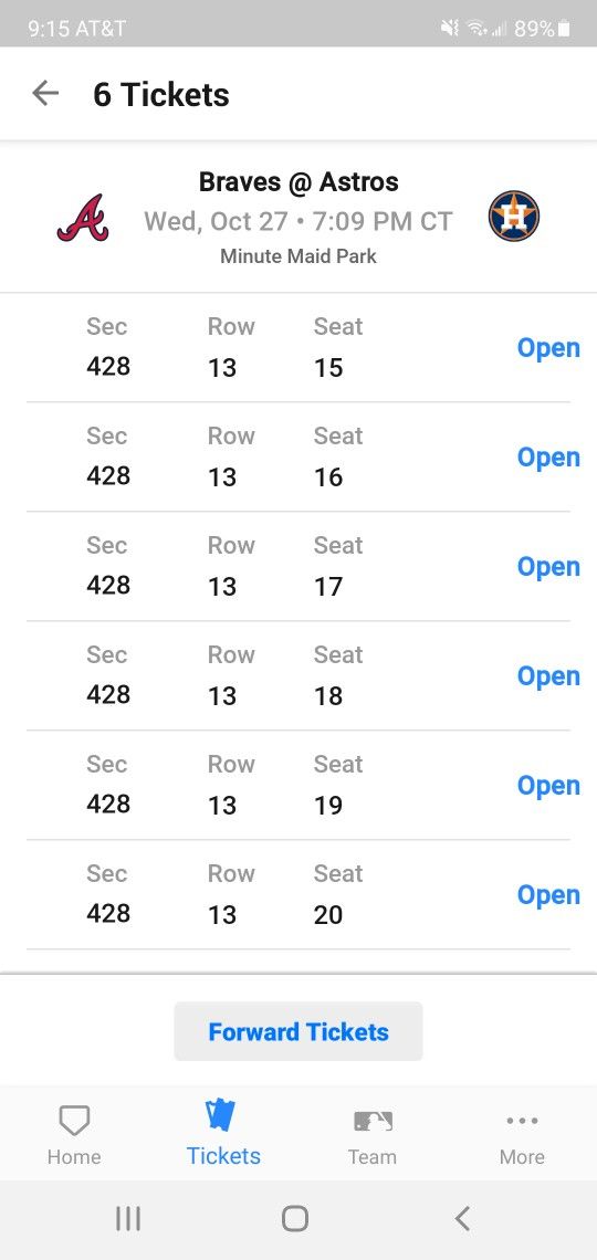 Astros world series tickets