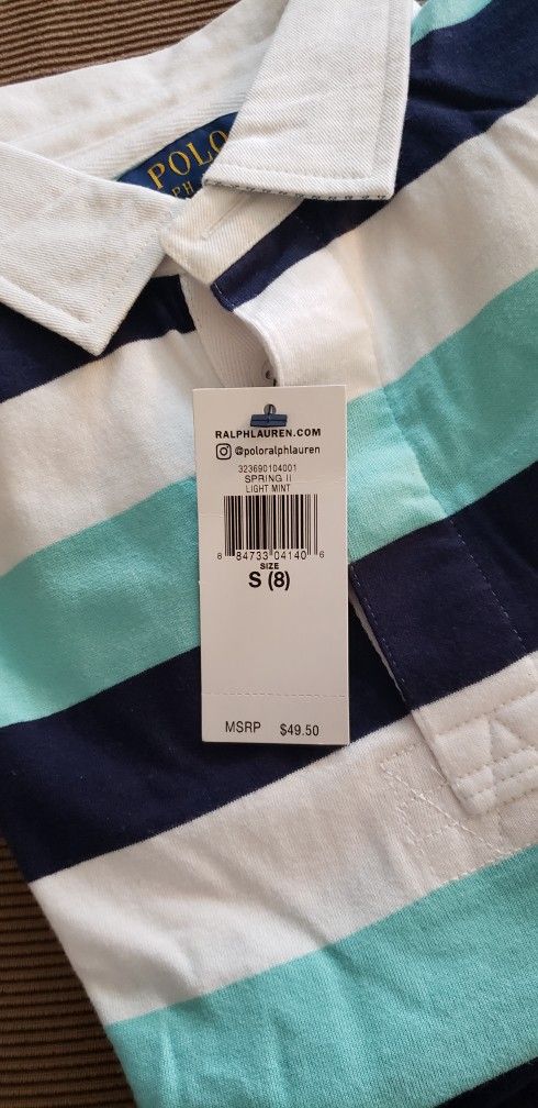 Kids, Boys Ralph Lauren Tops, Kids Polos, Kids Shirts Size 8 NEW