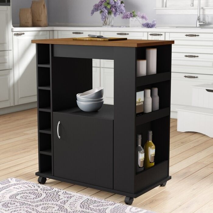 Wood Kitchen Cart
