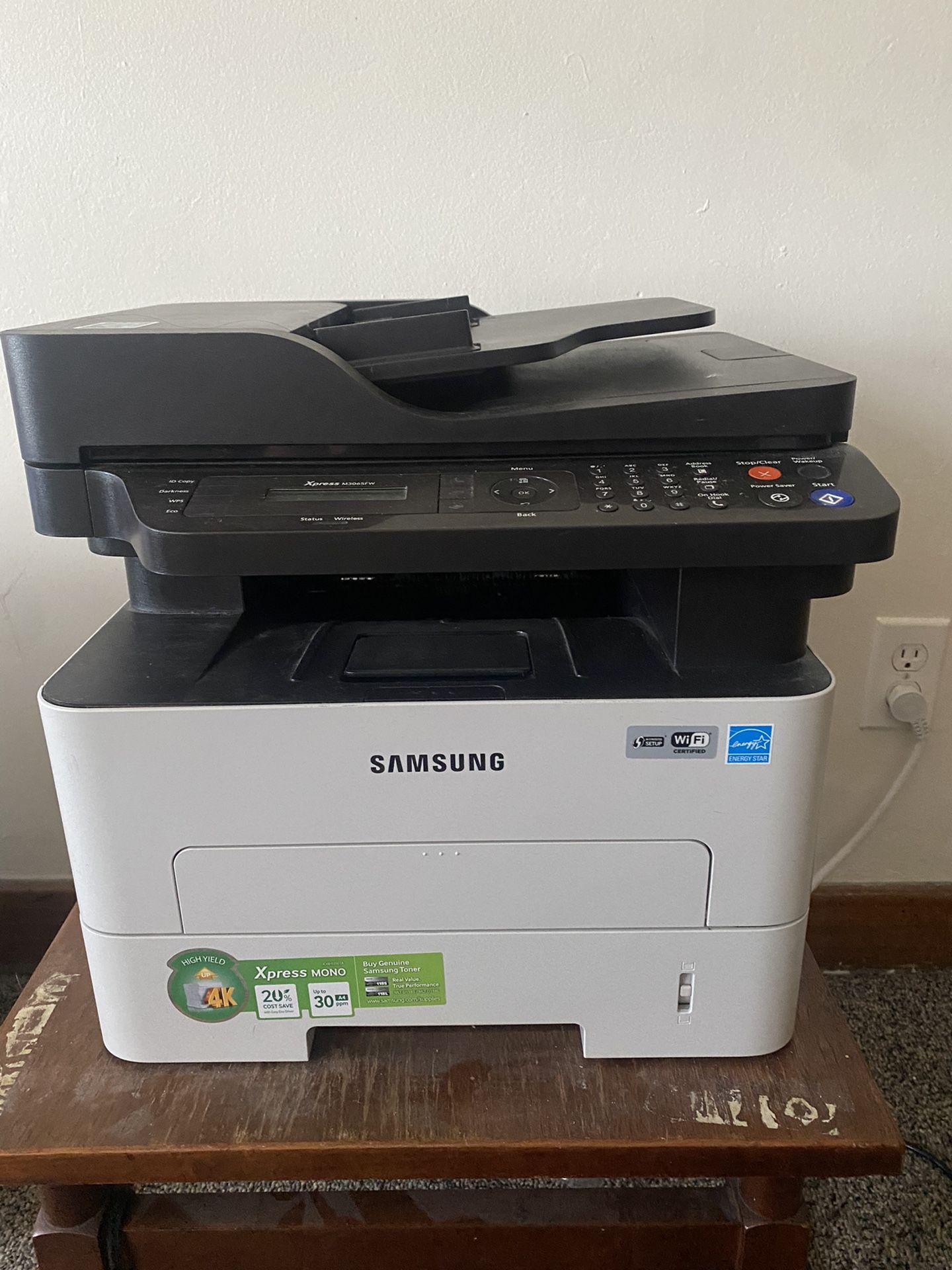 samsung m3065fw printer will not scan to computer