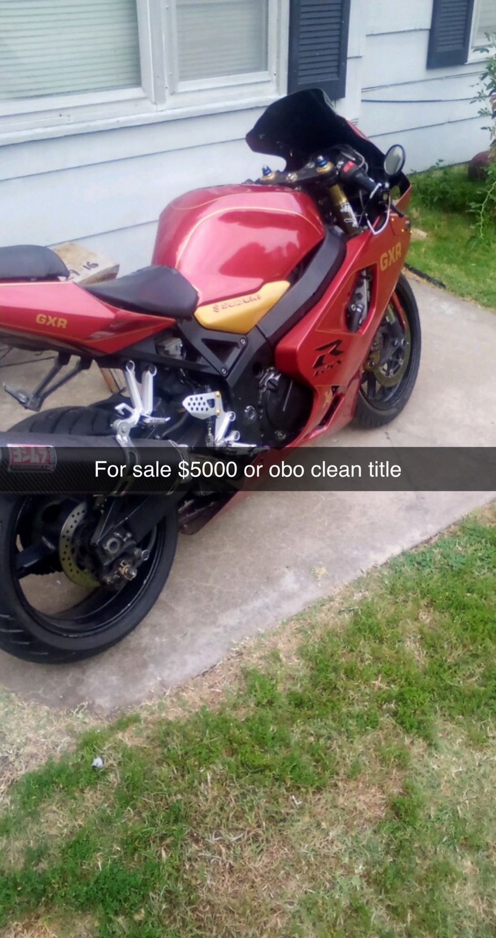 2005 Suzuki gxsr 600