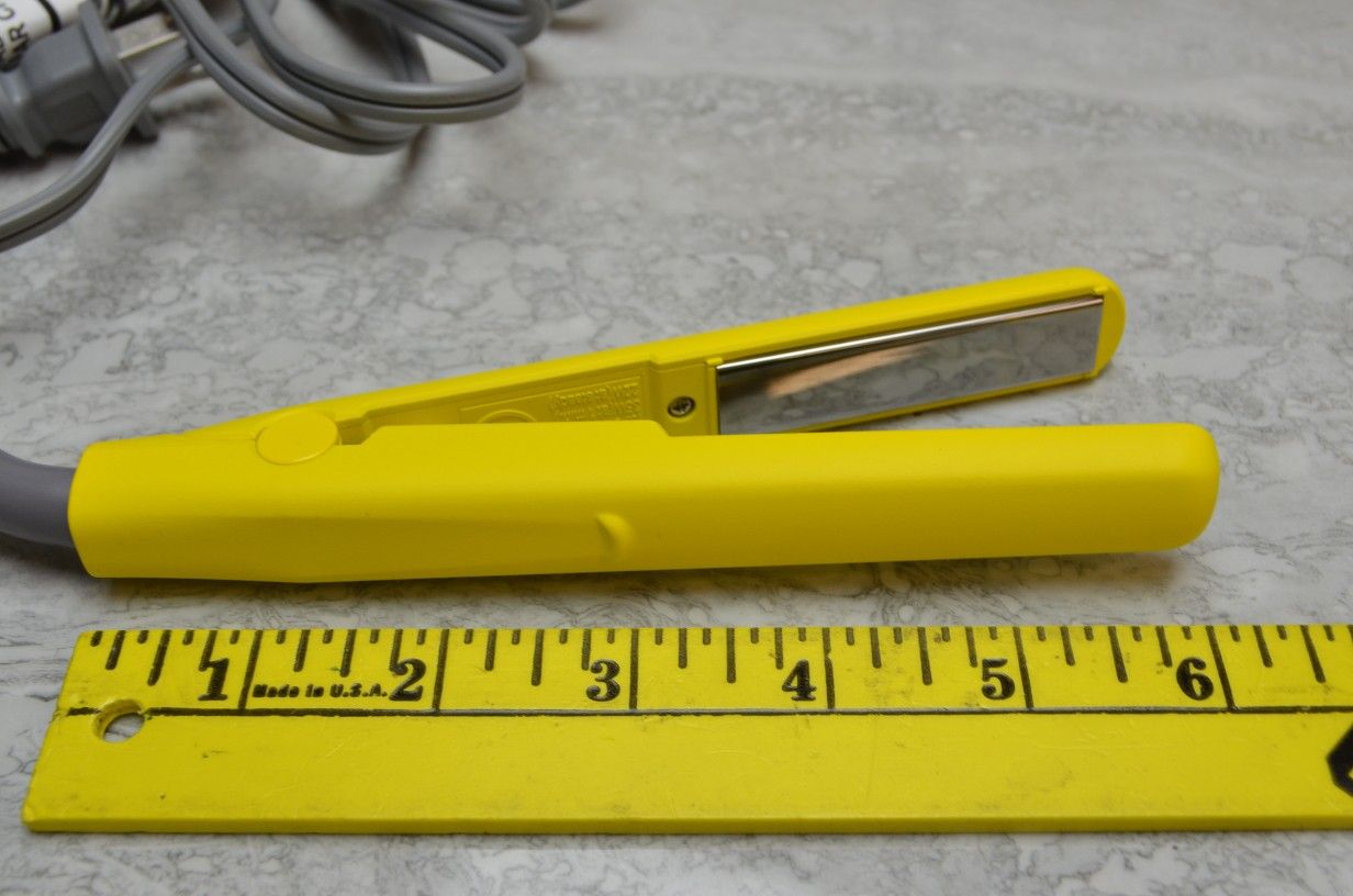 Drybar The Tiny Tress Press Detailing Straightening Iron Travel Size Yellow