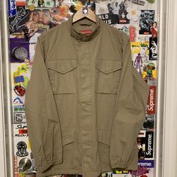 Sample Supreme Ripstop BDU Shirt Jacket Khaki Medium Largr 2009 RARE M65 Thumbnail