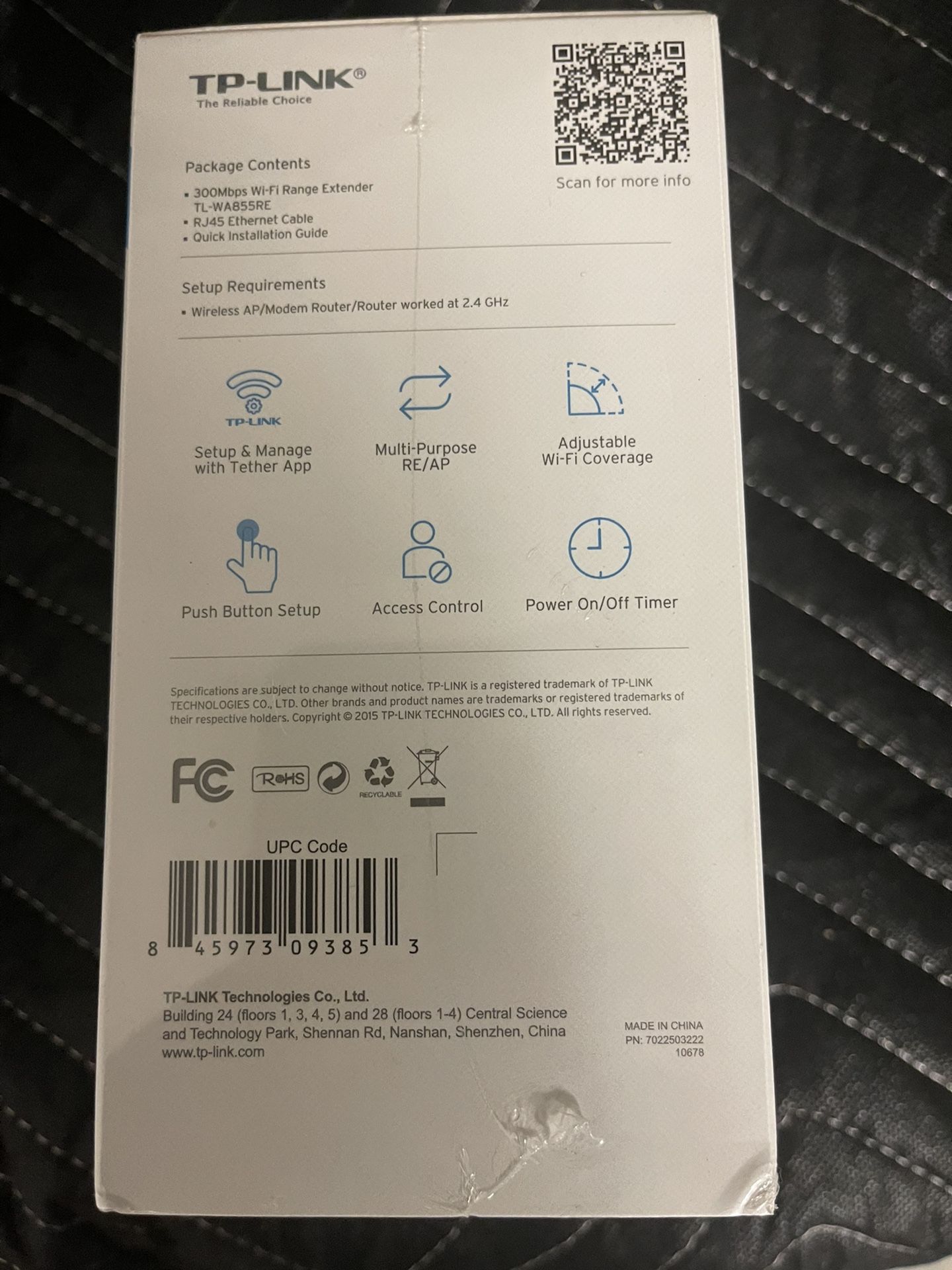 TP-LINK TL-WA855RE Wifi Extender