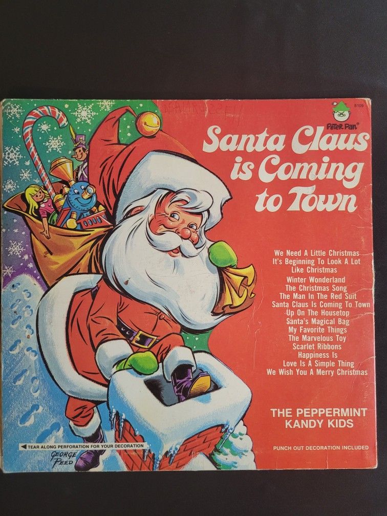 Christmas Set Santa Clause Is Coming To Town and The Little Drummer Boy Vinyl